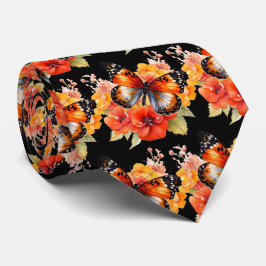 Gravata de Pescoço Elegante do Jardim de Borboleta