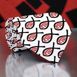 Gravata de Pescoço Personalizada Cristã Cristã