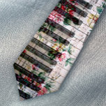 gravata de pianista vintage com pescoço de música<br><div class="desc">gravata elegante de moda</div>