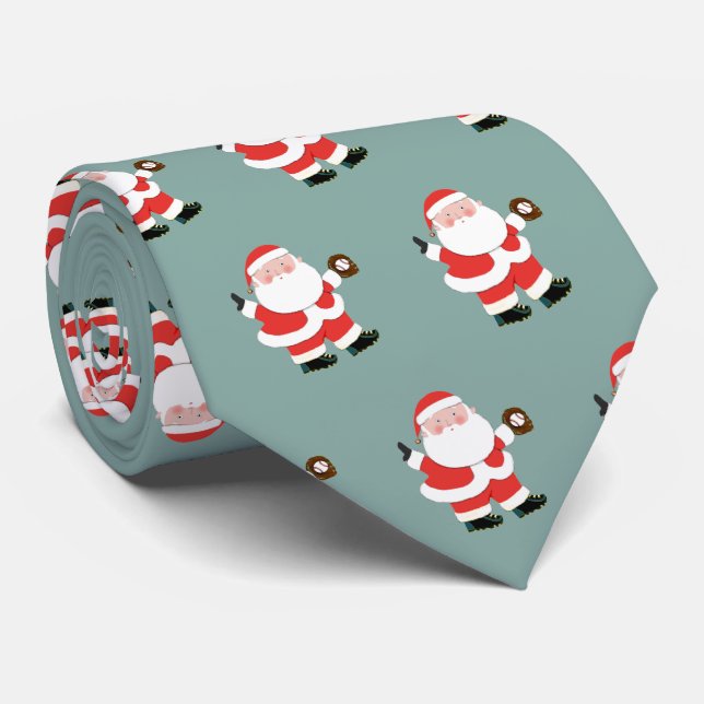 Gravata de presente novidade de beisebol (Rolled)