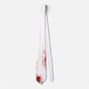 Gravata de sangue manchada