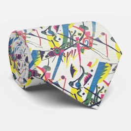 Gravata de seda Kandinsky Small Worlds - Arte abst