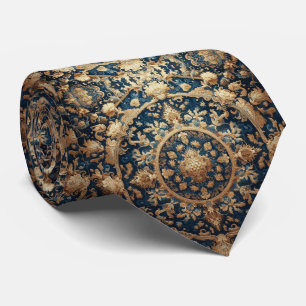 Gravata de seda persa de luxo Designer de estilo