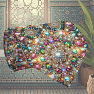 Gravata de seda persa de luxo estilo designer Fa