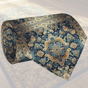 Gravata de seda persa de luxo estilo designer Fa