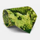 Gravata de Snakeskin Verde (Rolled)