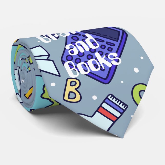 Gravata De volta à escola. Temas escolares (Rolled)