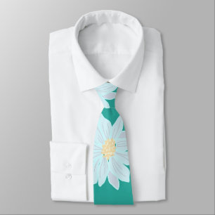 Gravata Deanna Day Daisey Tie Teal
