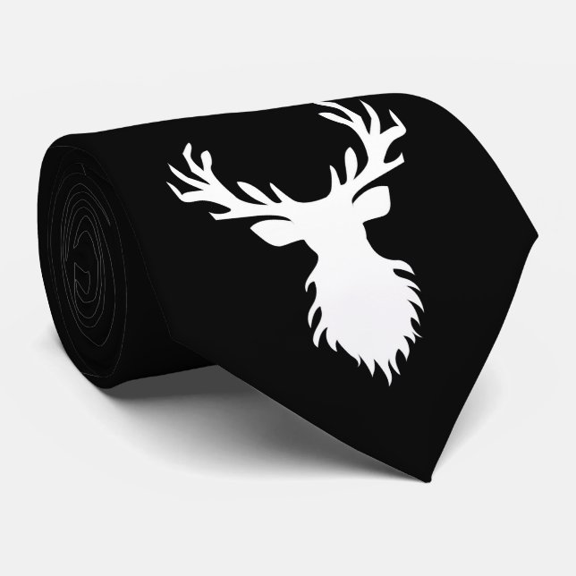 Gravata Deer Head Silhouette (Rolled)