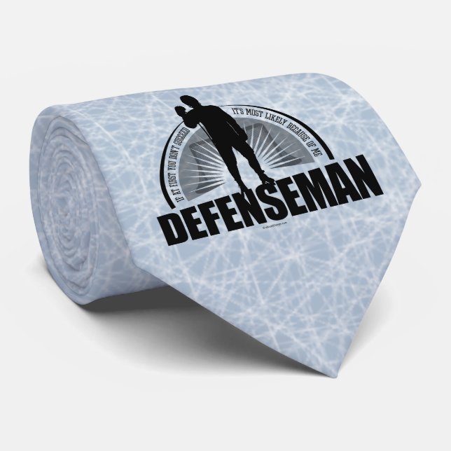 Gravata Defensor de Hockey (personalizado) (Rolled)
