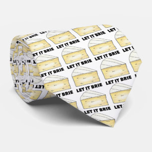 Gravata Deixe-o Brilhar (Be) Queijo Wedge Foodie Necktie