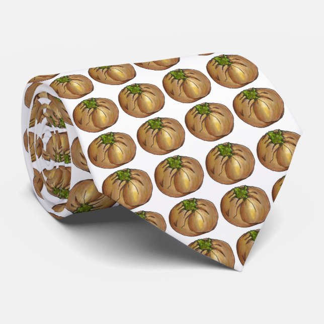 Gravata Deliciosos Knish Spinach Knish Foodie Tie (Rolled)