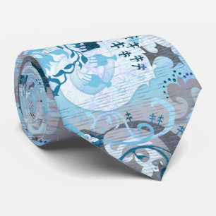 Gravata Demiboy Dragon Damask - Cores de Bandeira do Na mo