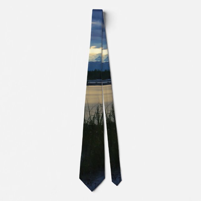 Gravata Denali Midnight Sunset Neck Tie (Frente)