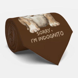 Gravata DESCULPE, SOU INDOGNITO (Cãozinho do Cachorro de 