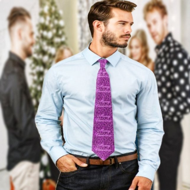 Gravata Desejos de Férias (This Holiday Wishes Neck tie, has a Victorian feel, to its design!)