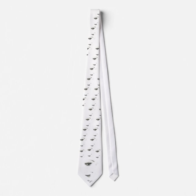 Gravata Desenhista Tie de Faye Fleming do laço ' (Frente)