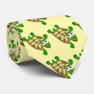 Gravata Desenho de Tartaruga