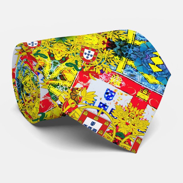 Gravata desenhos portugueses (Rolled)