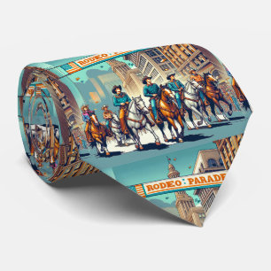 Gravata Desfile de Rodeio Western Cavalos Cowboys pela Cid