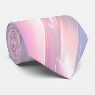 Gravata Design Abstrato de Fluxo Holográfico Pastel