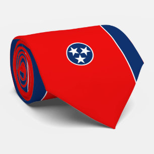 Gravata Design da bandeira do estado de Tennessee
