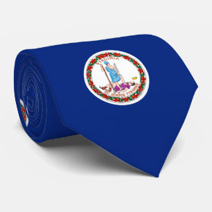 Gravata Design da bandeira do estado de Virgínia
