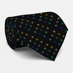 Gravata Design de Artes Geométricas de Meio século Retroat