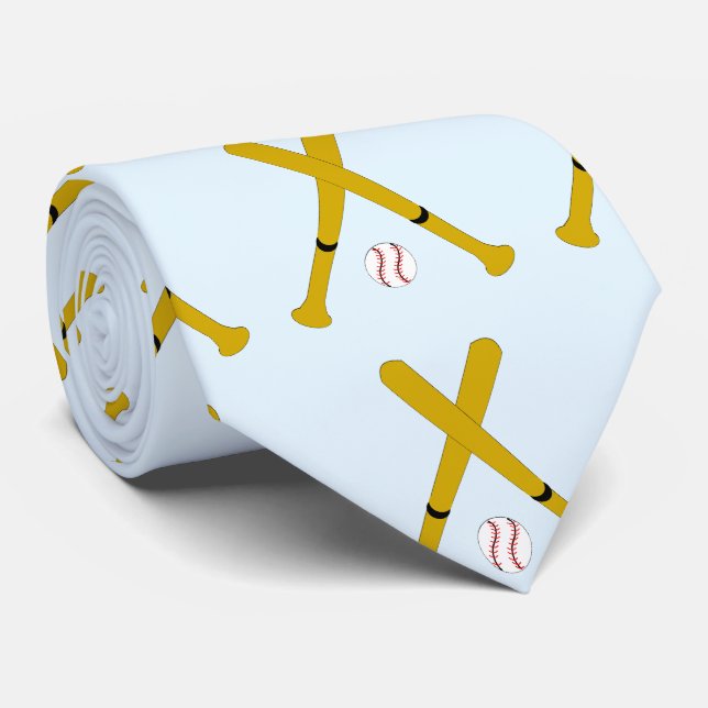 Gravata Design de beisebol (Rolled)
