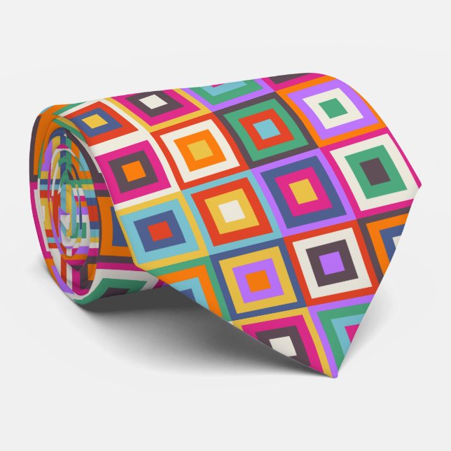 Gravata Design de inspiração de Matisse Verificado pelo me (Rolled)