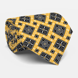 Gravata Design de Lama Moderna Legal Afro Pop