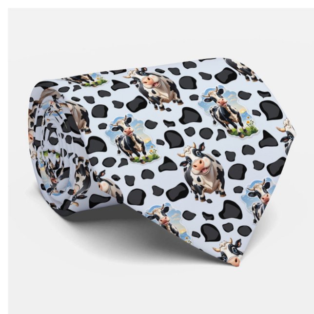 Gravata Design de padrão animal de vaca (Criador carregado)