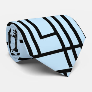 Gravata Design de padrão brilhante azul