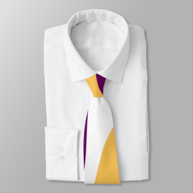 Gravata Design de padrão ondulado das linhas vermelhas da  (Amarrado)