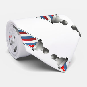 Gravata Design de Pólo do barbeiro em um laço do pescoç