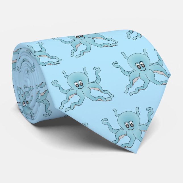 Gravata Design de polvo azul (Rolled)