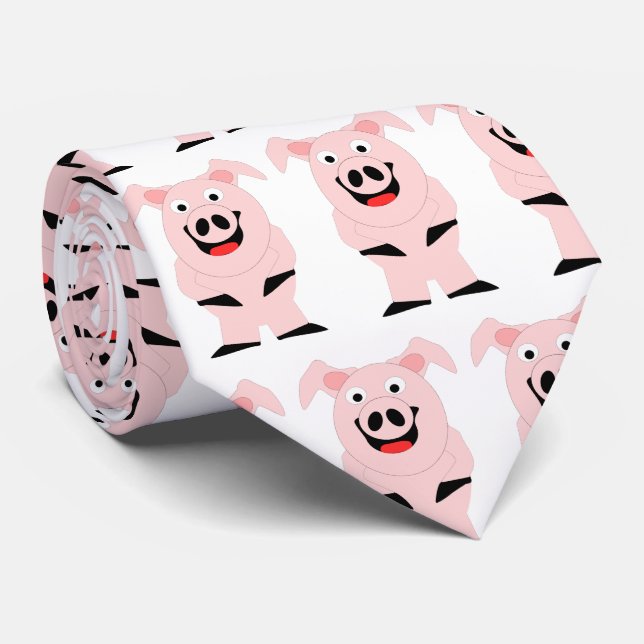 Gravata Design de Porco (Rolled)