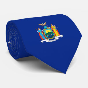 Gravata Design de Sinalizador do Estado de Nova Iorque
