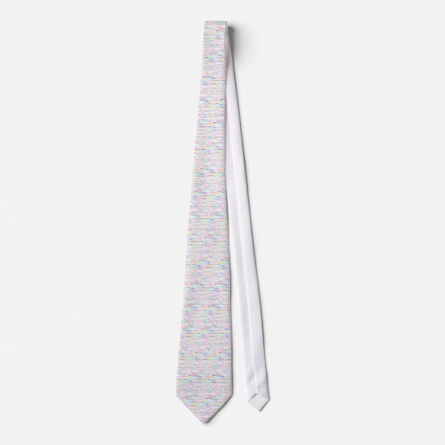 Gravata Design de texto de Chicago II Tie (Frente)