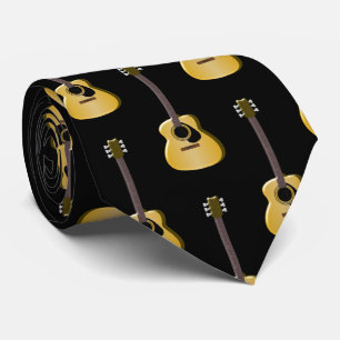 Gravata Design de Violão Acústico