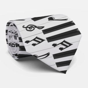 Gravata Design do teclado de piano