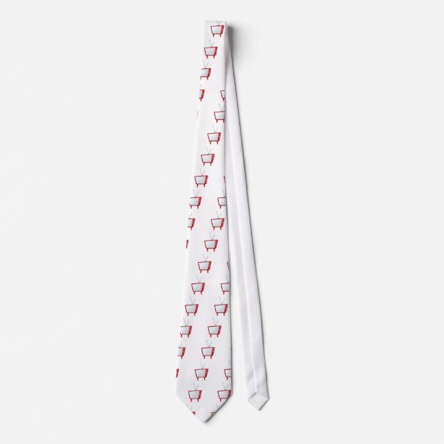 Gravata design funky legal para uma tevê retro do estilo (Frente)