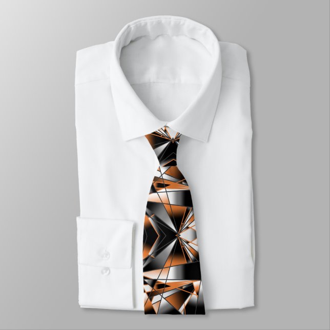 Gravata Design Mecânico de Preenchimento de Cor do Gradien (Amarrado)