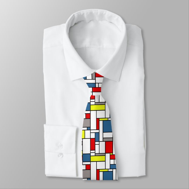 Gravata Design mondrian (Amarrado)