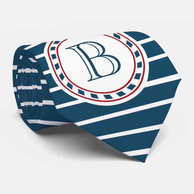 Gravata Design Monograma (Rolled)