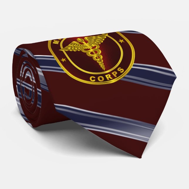 Gravata Design Personalizado do Corpo Médico (Rolled)