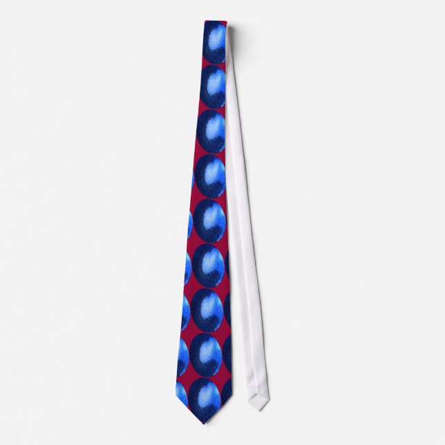 Gravata Design Tie Azul (Frente)