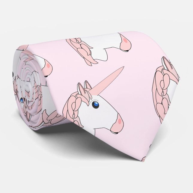 Gravata Design Unicorn (Rolled)
