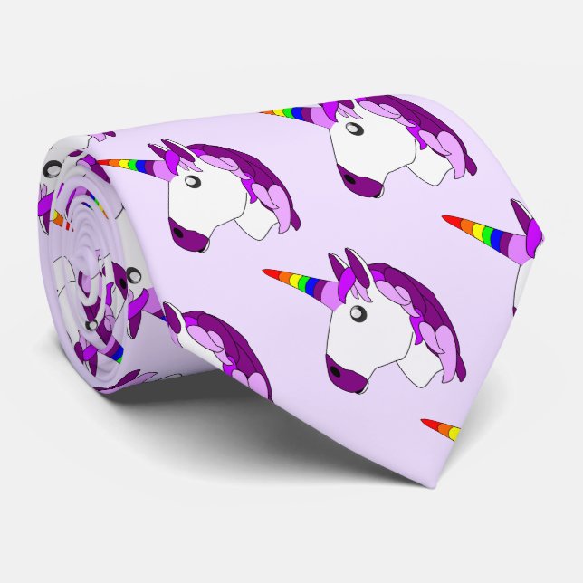 Gravata Design Unicorn (Rolled)