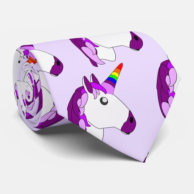 Gravata Design Unicorn (Rolled)